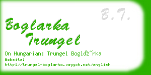 boglarka trungel business card